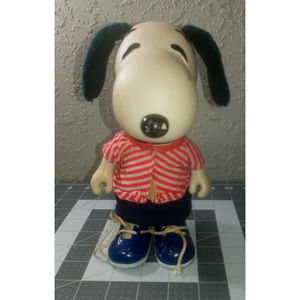 1958-1966 Snoopy Soft Vinyl Doll Korea Vintage
